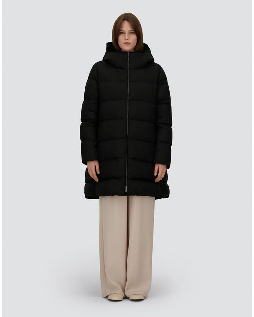 Herno Black A-Shape Jacket