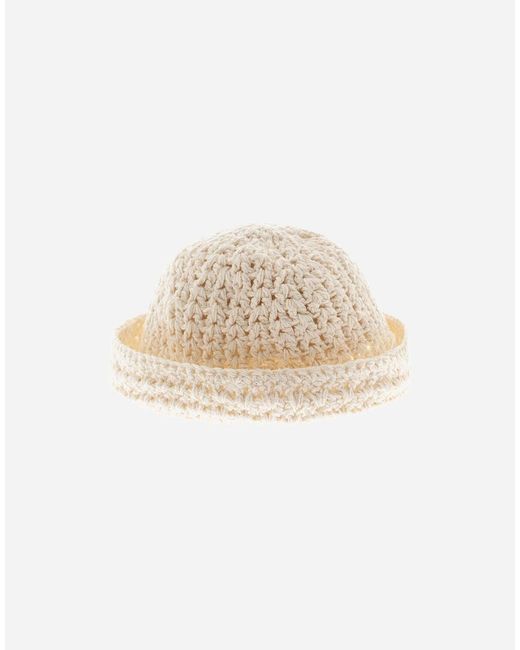 Herno White Beanie