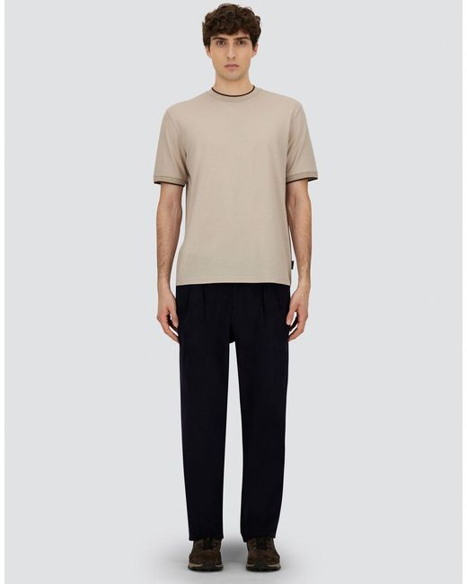 Herno Natural Soft Wool Jersey T-Shirt for men