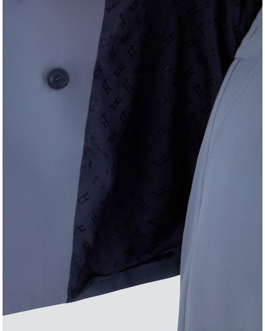 Herno Blue Flawless Woven Blazer