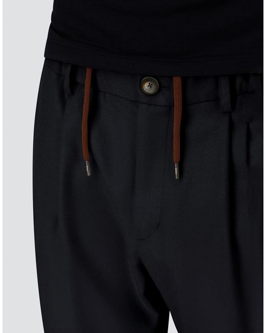 Herno Blue Trousers for men