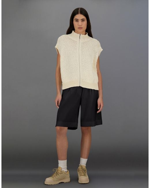 Herno Gray Laminar Shorts