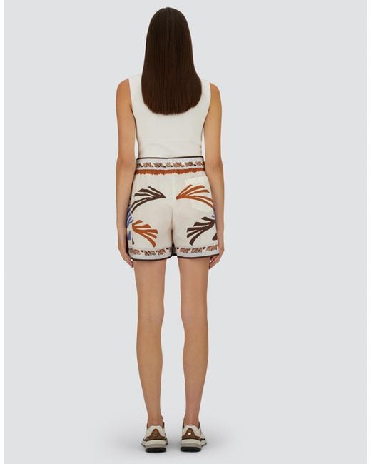 Herno White Shorts