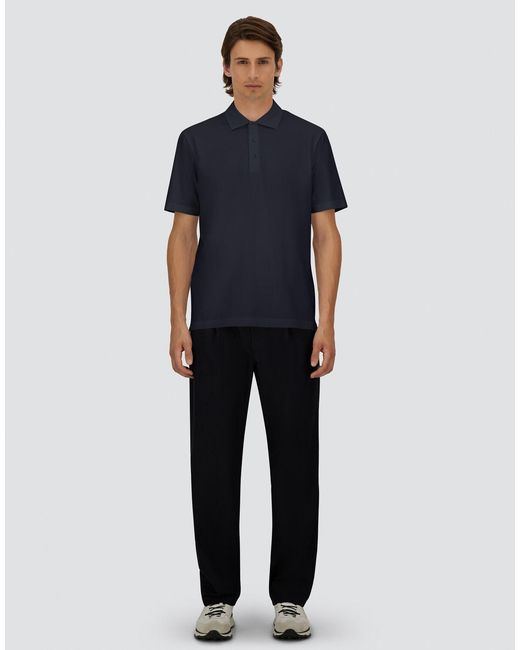 Herno Blue Polo Shirt for men