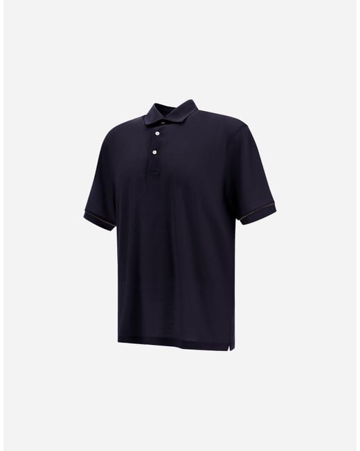 Herno Blue Resort Polo Shirt for men