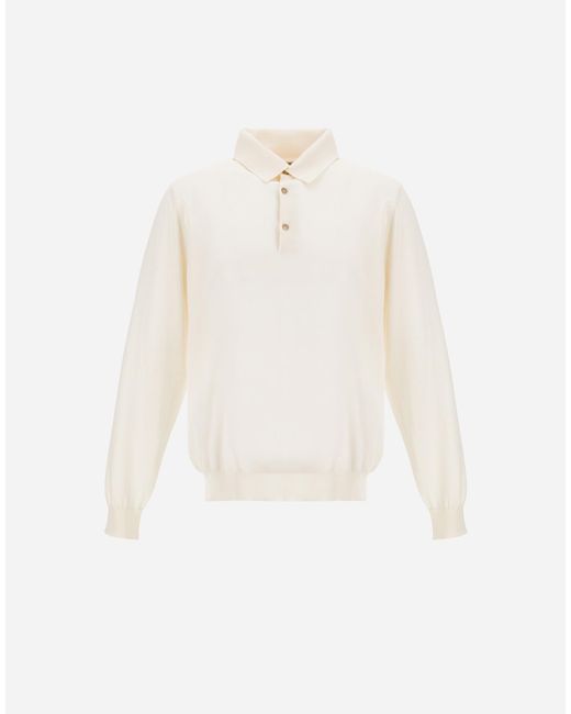Herno White Resort Polo Shirt for men