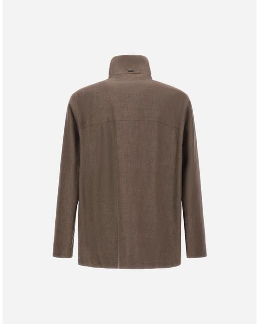 Herno Brown Parka for men