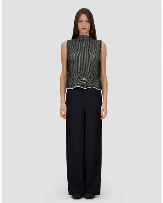 GILET IN TWO-TONE VANISÉ WOOL di Herno in Gray