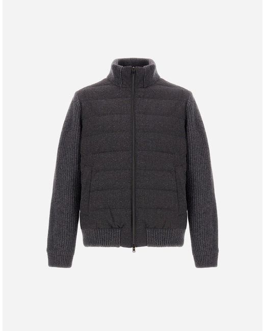 Herno Blue Wool Knickerbocker Jacket for men