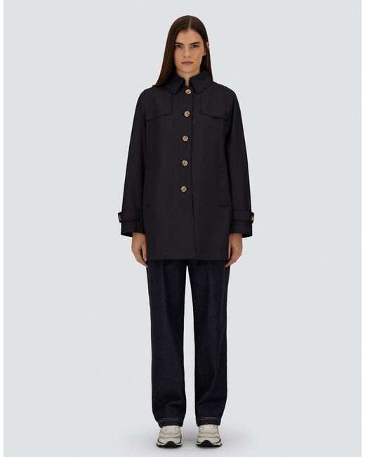 Herno Blue Trench Coat