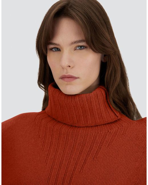 Herno Red Turtleneck Sweater