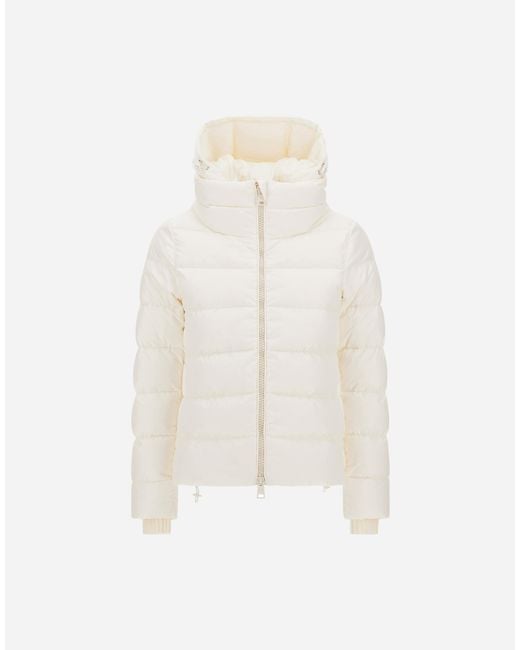 Herno White High-Neck Jacket
