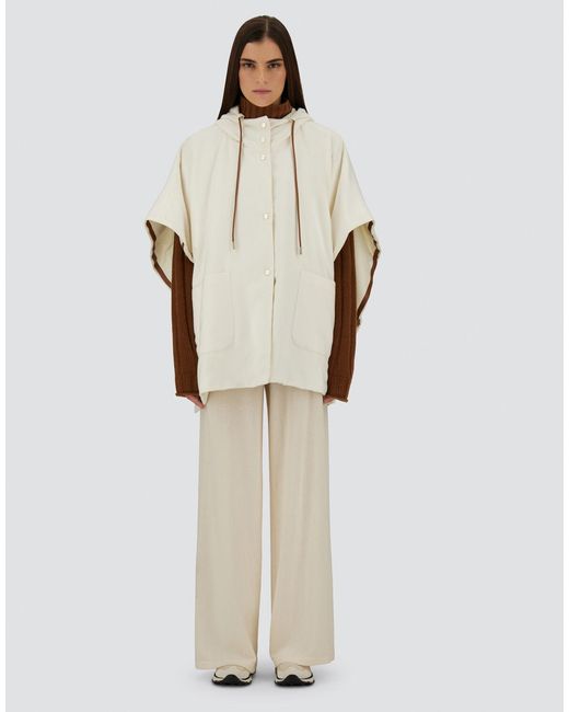 Herno White Poncho