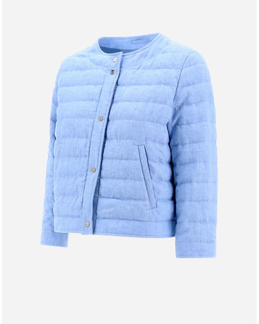 Herno Blue New Linen Jacket