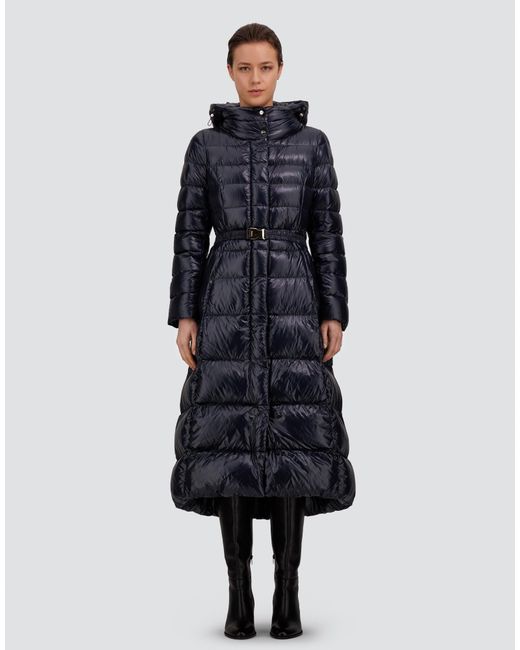 Herno Blue Nylon Ultralight Oversize Jacket