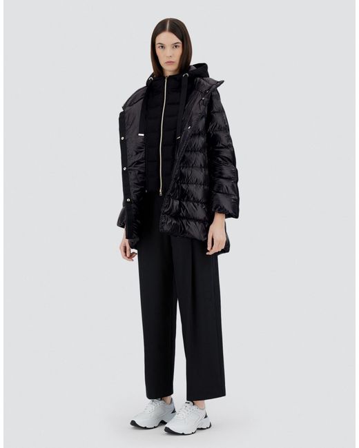 Herno Blue A-Shape Jacket