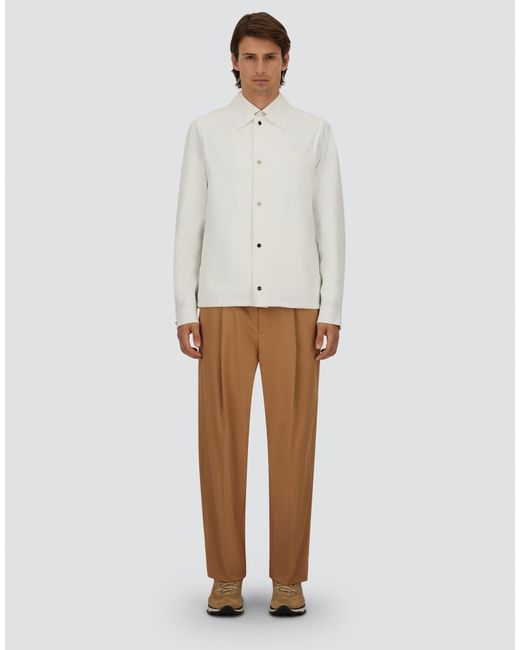 Herno White Essence Shacket for men