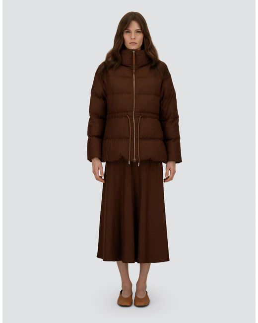 Herno Brown Short Parka