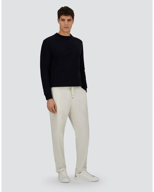 Herno White Resort Trousers for men