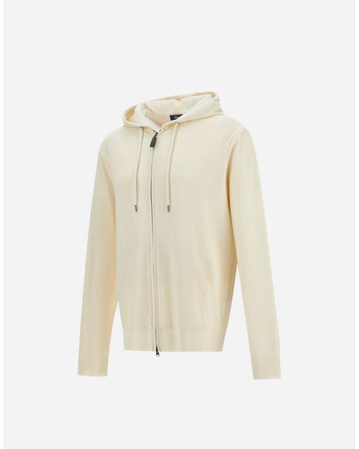 Herno White Sweatshirt for men