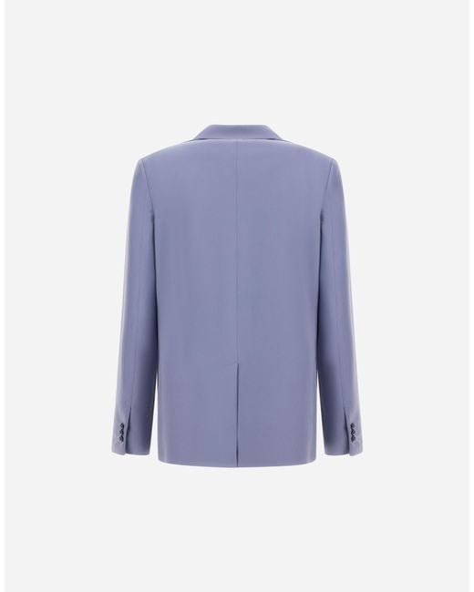 Herno Blue Flawless Woven Blazer