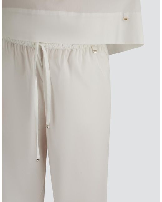 Herno White Trousers