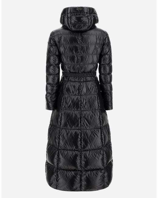Herno Black Nylon Ultralight Oversize Jacket