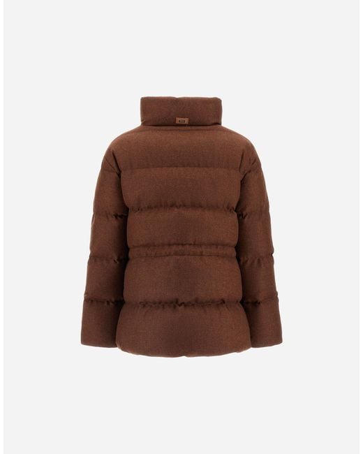 Herno Brown Short Parka