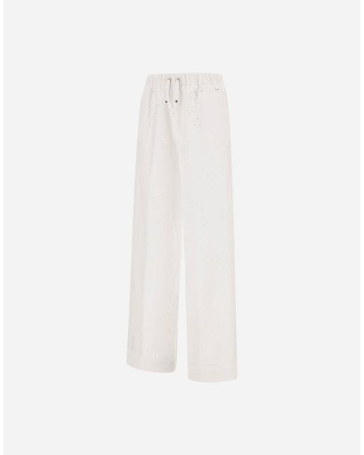 Herno White Trousers