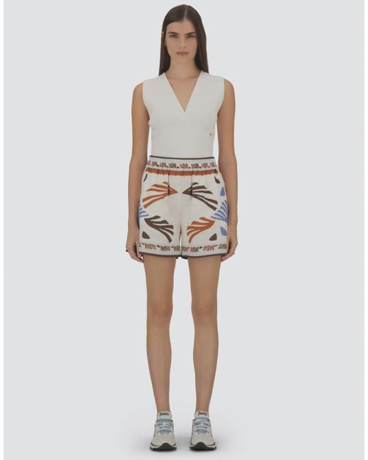 Herno White Shorts