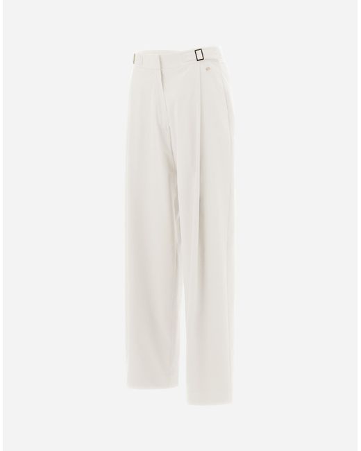 Herno White Structures Nylon Trousers