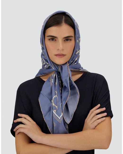 Herno Blue Scarf