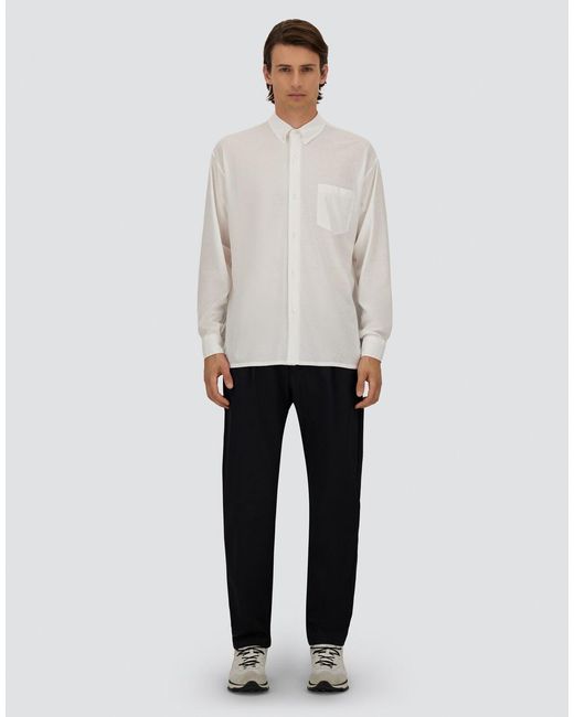 Herno Blue Cotton Feel Trousers With Drawstring for men