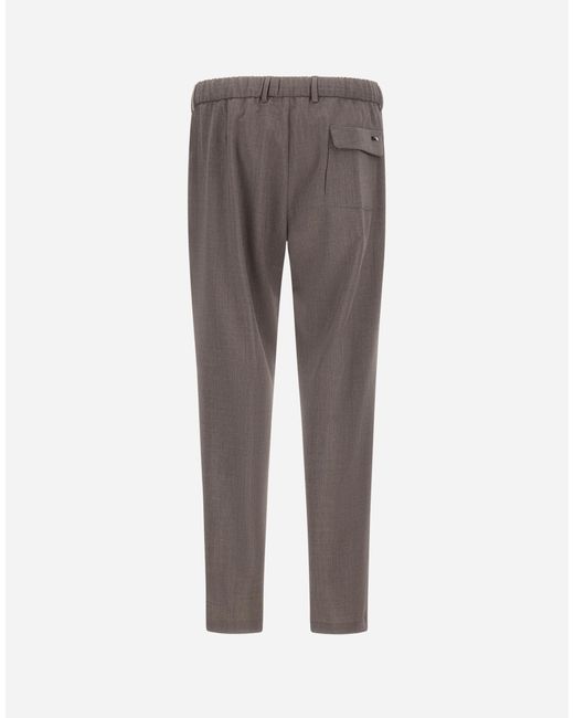 Herno Gray Trousers for men