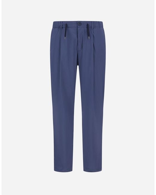 Herno Blue Trousers for men