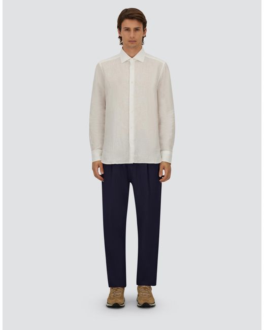 Herno Blue Trousers for men