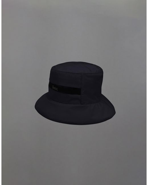 Herno Black Laminar Hat