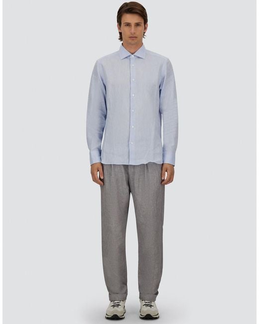 Herno Gray Trousers for men
