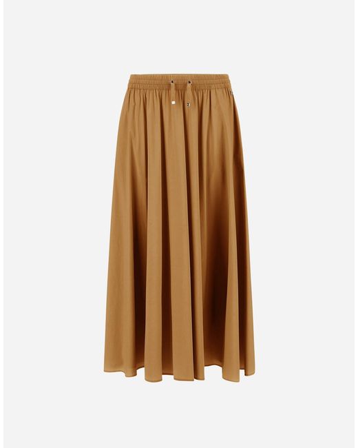Herno Natural Light Nylon Stretch Skirt