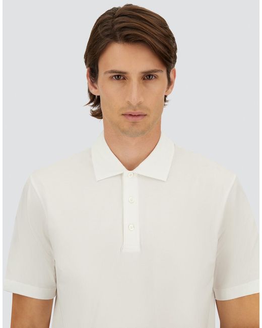 Herno White Polo Shirt for men