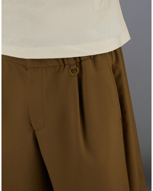 Herno Green Laminar Shorts