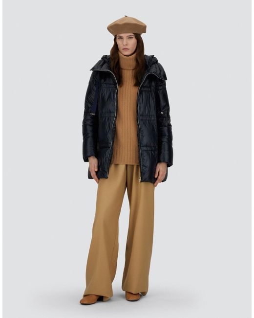 Herno Blue A-Shape Jacket