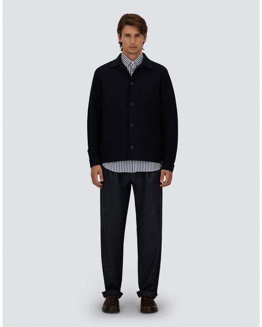 Herno Blue Shacket for men
