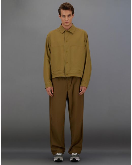 Herno Green Laminar Shacket