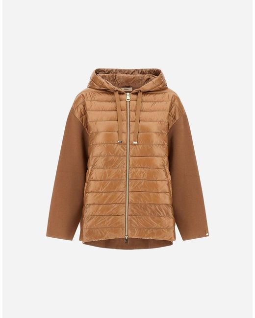 Herno Brown Hooded Jacket