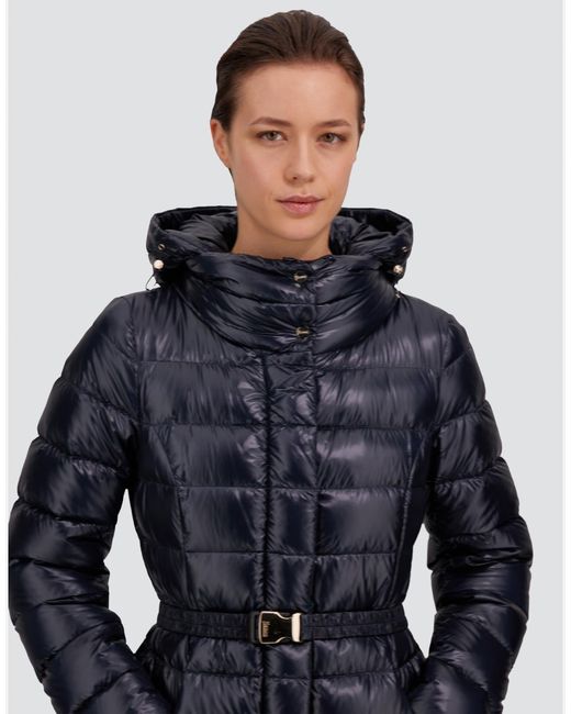 Herno Blue Nylon Ultralight Oversize Jacket