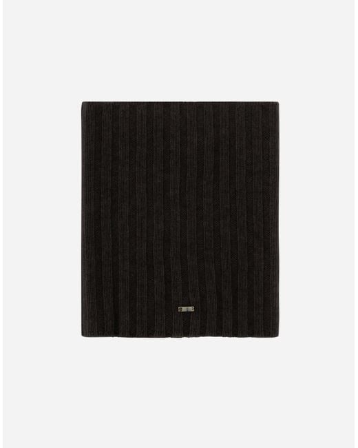 Herno Black Neck Warmer