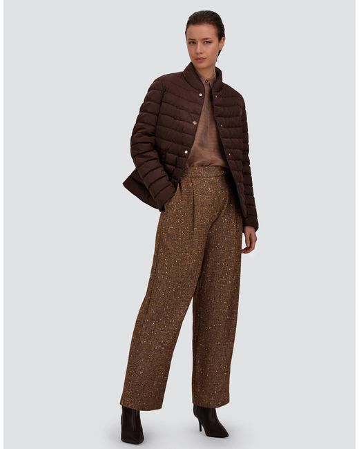 Herno Brown Satin Blazer