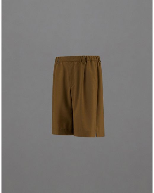Herno Green Laminar Shorts