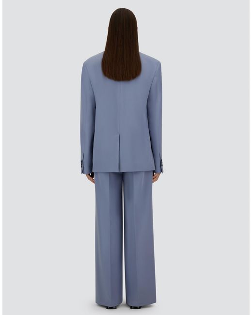 Herno Blue Flawless Woven Blazer